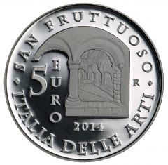 5 euro San Fruttuoso, Liguria Italy of Arts series