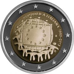 2 euro 30° Anniversario della Bandiera Europea (1985 - 2015)