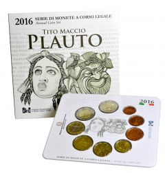Annual set 9 pieces 2200th Anniversary of the death of Tito Maccio Plauto (184 a.C. - 2016)