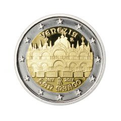 2 euro 400° Anniversario del completamento della Basilica di S. Marco a Venezia