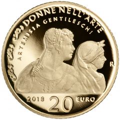 20 euro Artemisia Gentileschi Serie "Le donne nell'arte"