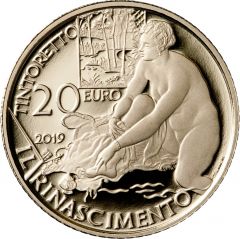 20 euro 500th Anniversary of the birth of Tintoretto - Europa Star Programme Series - Renaissace