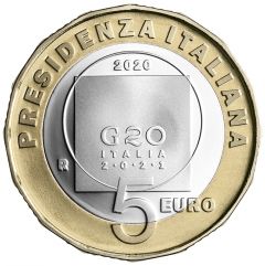 2020 5 euro PRESIDENZA ITALIANA G20