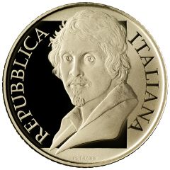 20 euro 450° Anniversario della nascita di Caravaggio 