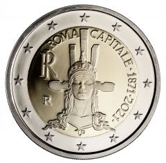 2 euro 150° Anniversario dell’istituzione di Roma Capitale d’Italia - proof