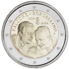 2 euro 30th Anniversary of the death of Giovanni Falcone and Paolo Borsellino