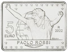 5 euro  40th Anniversary of Italy World Champion - Paolo Rossi
