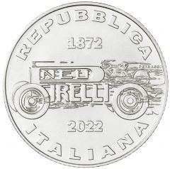 5 euro 150° Anniversario della fondazione della Pirelli - TRITTICO