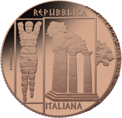 5 euro rame Serie Capitali italiane della Cultura - Agrigento 