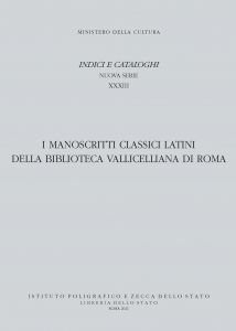 I MANOSCRITTI CLASSICI LATINI DELLA BIBLIOTECA VALLICELLIANA DI ROMA