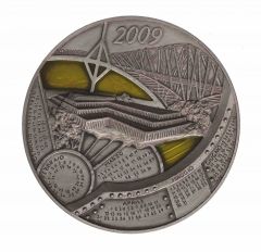Medaglia Calendario 2009 Argento