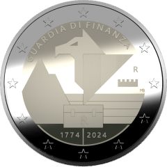 2 euro 250° Anniversario della Fondazione della Guardia di Finanza