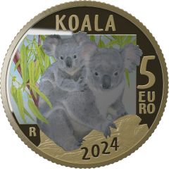 5 euro Mondo Sostenibile - Animali in via di estinzione – Koala