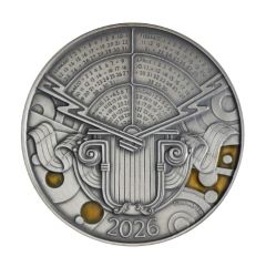 Calendar Medal 2026 silver