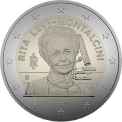 2 euro Rita Levi Montalcini- in rotolino 25 pezzi