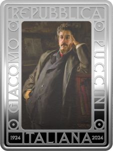 5 euro 100th Anniversary of the death of Giacomo Puccini