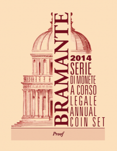 Serie annuale 10 pezzi 500° Anniversario della scomparsa di Donato Bramante (1514 - 2014)