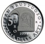 5 euro San Fruttuoso, Liguria Serie Italia delle Arti