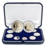 Annual set 10 pieces 2021 with 2 euro Healthcare professions and 2 euro 150 years since the proclamation of Rome as the Capital of Italy