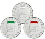 5 euro Serie Eccellenze Italiane - NUTELLA® del Gruppo Ferrero - TRITTICO
