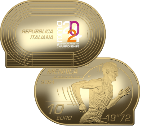 moneta Pietro Mennea moneta Pietro Mennea celebrativa vittoria olimpica a Mosca nel 1980